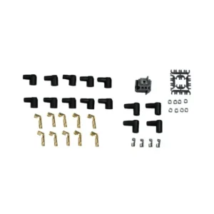 FiTech Go Spark Ceramic Spark Plug Wire Kit, 8Mm Premade, Sbc (Uh) Dragster Hei Dist End 90/90