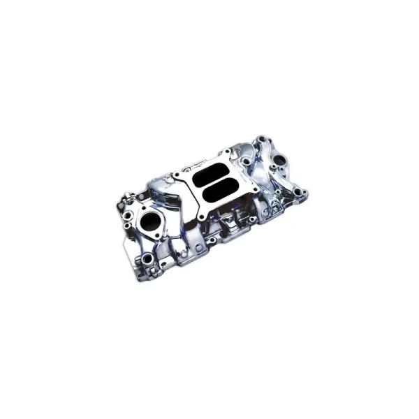 Professional Products SB Chevy Cyclone+Plus Carbureted Intake Manifold Polished 52012