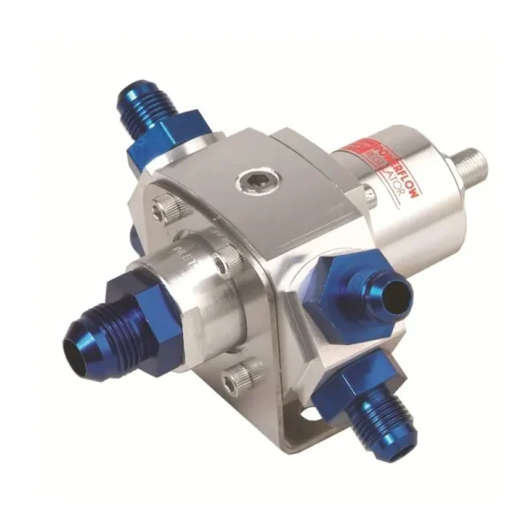 Professional Products 4-Port Fuel Regulator (Carb w/AN fittings) Aluminum 10655