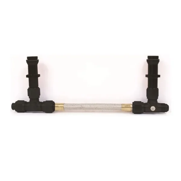 Professional Products Carburetor Inlet Kit – (4150 w/6AN) Black Finish 10406