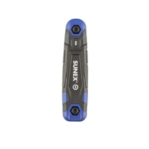 Sunex SAE/Metric/Torx 25 Piece Folding Hex Key Set, 1.5mm-8mm, 5/64″-1/4″, T9-T40 98525F