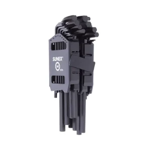 Sunex SAE/Metric 26 Piece Long Arm Hex Key Set, 2mm-10mm, 0.05″-3/8″ 98526L
