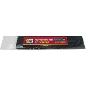 Dent Fix 9mm Polypropylene Plastic Rods DF-PPBK09