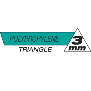 Dent Fix 3mm Triangle Polypropylene Plastic Rods DF-PPBK03T