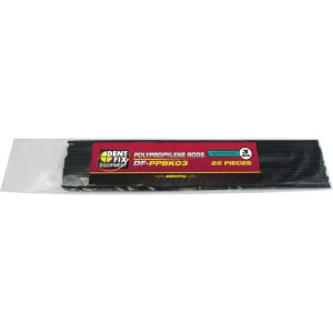 Dent Fix 3mm Polypropylene Plastic Rods DF-PPBK03