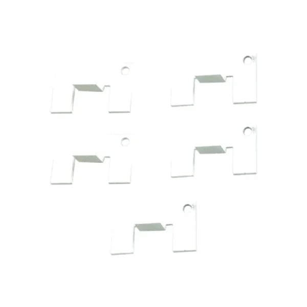 Dent Fix EZ TAB 5pc Plastic Tabs – White 1/2in. DF-EZTABW