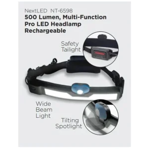 NextLED Multi-Function Spot/Wide Beam Headlamp NT-6598
