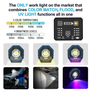 NextLED Professional CRI 95, Color Match Flood Light with UV Function NT-1010UV