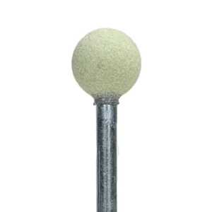 Norton 3/8 x 1/8 In. Quantum Vitrified Bond Mounted Point B122 3NQ80-OVS 80 Grit 5 Count