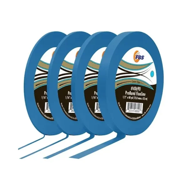 FBS ProBand Fine Line Tape – Blue – 1/16in. x 60 yards (1.6mm x 55m)