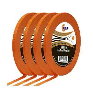 FBS ProBand Fine Line Tape – Orange – 1/8in. x 60 yards (3.2mm x 55m)