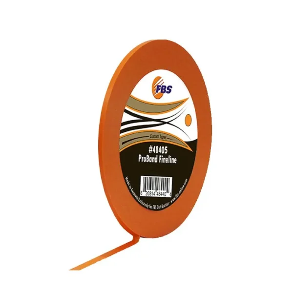 FBS ProBand Fine Line Tape – Orange – 1/16in. x 60 yards (1.6mm x 55m)