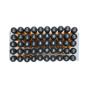 Wiha 50 Piece ESD Safe Picofinish Precision Screwdriver Set in Steel Rack 92093