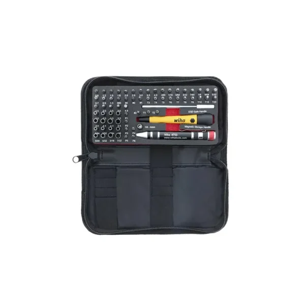 Wiha 68 Piece System 4 ESD Safe Master Technician’s Micro Bits Set 75971
