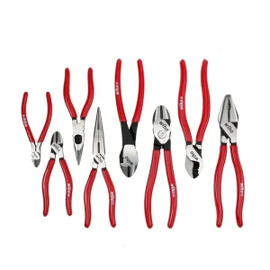 Wiha 8 Piece Classic Grip Pliers and Cutters Tray Set 34682