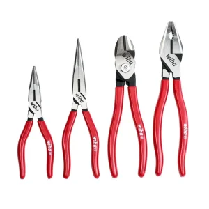 Wiha 4 Piece Classic Grip Pliers and Cutters Tray Set 34681