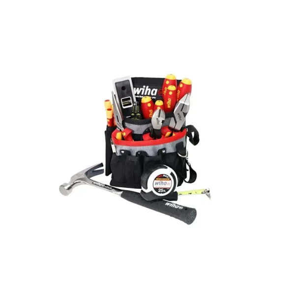 Wiha 16 Piece Insulated Apprentice Electrician’s Tool Kit 32934