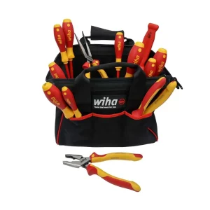Wiha 14 Piece Master Electrician’s Insulated Tool Set in Canvas Tool Bag 32878