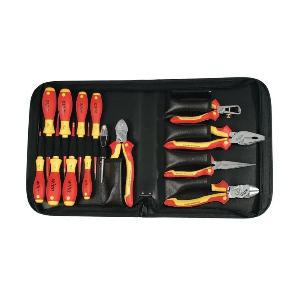 Wiha 14 Piece Insulated SlimLine Blades and Pliers Set 32869