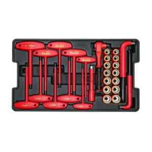 Wiha 80 Piece Master Electrician’s Insulated Tools Set In Rolling Hard Case 32800