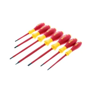 Wiha 7 Piece Insulated SoftFinish Screwdriver Set 32097
