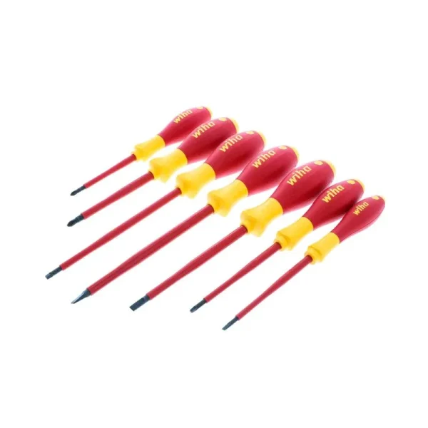 Wiha 7 Piece Insulated SoftFinish Screwdriver Set 32097
