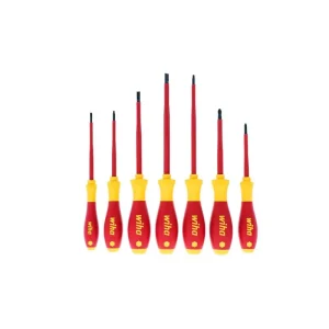 Wiha 7 Piece Insulated SoftFinish Screwdriver Set 32097
