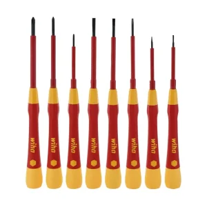 Wiha 8 Piece Insulated PicoFinish Precision Screwdriver Set 32088