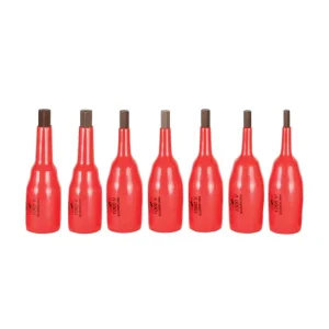 Wiha 7 Piece Insulated Hex Socket Set 3/8in. Drive – SAE 31890