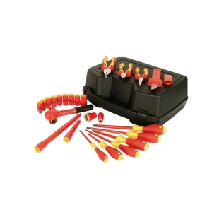 Wiha 24 Piece Insulated Socket Set 3/8in. Drive – SAE 31495