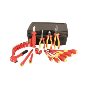 Wiha 24 Piece Insulated Socket Set 3/8in. Drive – SAE 31495