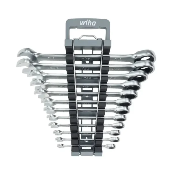 Wiha 12 Piece Combination Ratchet Wrench Set – SAE 30394