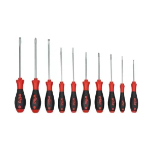 Wiha 10 Piece SoftFinish Cushion Grip Screwdriver Tray Set 30280