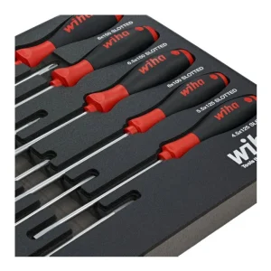 Wiha 10 Piece SoftFinish Cushion Grip Screwdriver Tray Set 30280