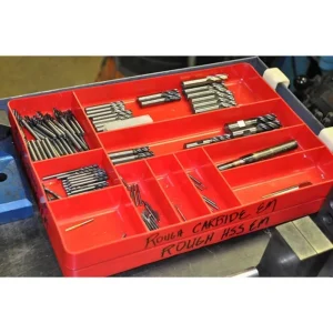 Ernst 11 x 16in 10 compartment Organizer Tray – Red 5010