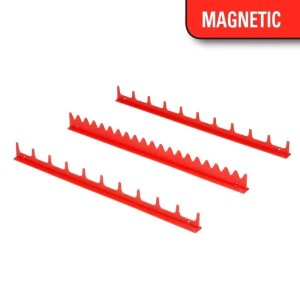 Ernst 20 Tool Screwdriver Rail Set w/Mag Tape – Red 6010M