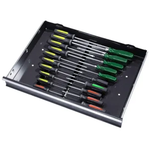Ernst 20 Tool Screwdriver Rail Set – Black 6011
