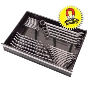 Ernst 40 Tool Space Saver Wrench Rail Kit w/Mag – Black 6015M