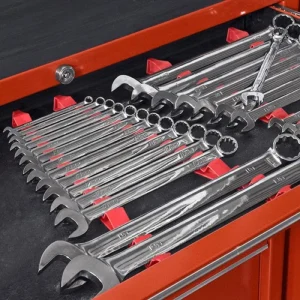 Ernst 30 Tool No-Slip Low-Profile Wrench Rails – Red 6050
