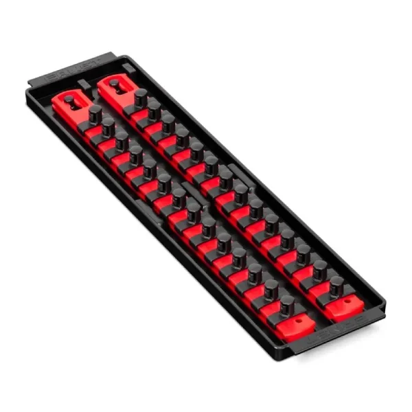 Ernst 2 Rail Twist Lock Socket Boss 13in, Red – 3/8in 8493