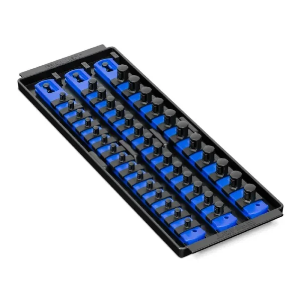 Ernst 3 Rail Twist Lock Socket Boss 13in, Blue – 1/4in, 3/8in & 1/2in 8491