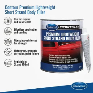 Eastwood Contour Premium Lightweight Short Strand Body Filler – 3L