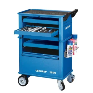 Gedore 4 Draw, double sided tool trolley 6627550