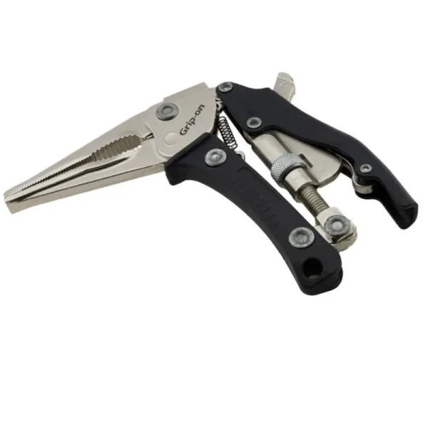 Grip-on 8in. Ergo grip Long Nose Locking Plier 727-08