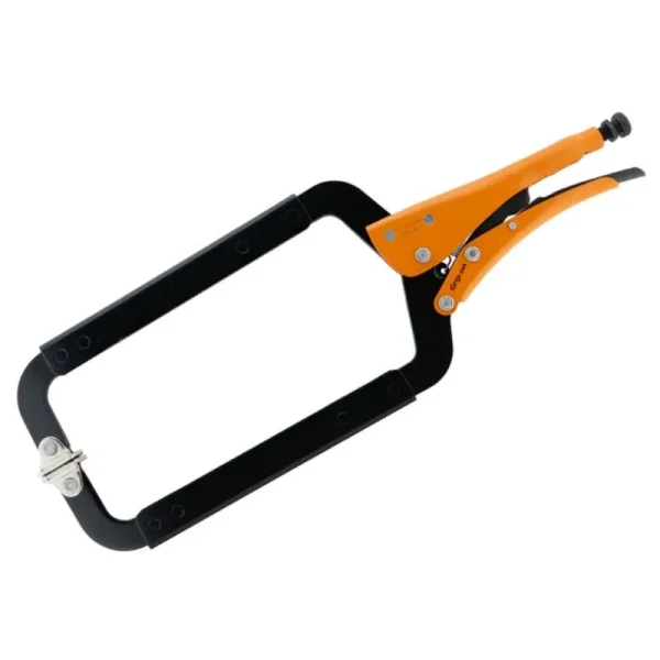 Grip-on 18in. Locking C-clamp Plier, With Swivel Pads, 9-7/16in. Jaw Opening 224-18