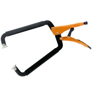 Grip-on 18in. Locking C-clamp Plier, With Swivel Pads, 9-7/16in. Jaw Opening 224-18
