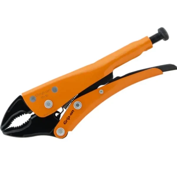 Grip-on 10in. Locking Pliers, 2-7/16in. Jaw Opening, Curved Jaws 111-10