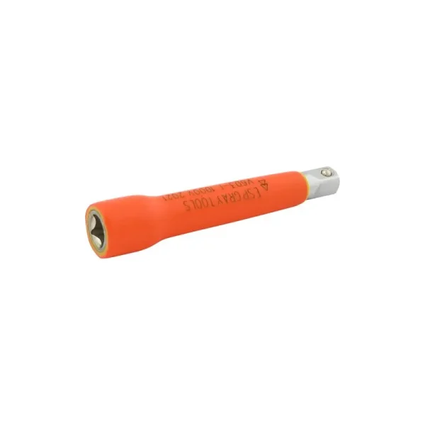 Gray Tools 1/4in. Drive Extension 3in. Long 1000V Insulated V603-I
