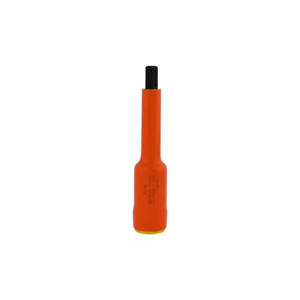 Gray Tools 5/16in. X 3/8in. Drive Extra Long Hex Head 1000V Insulated Socket TW10L-I