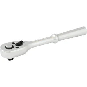 Gray Tools 3/8in. Drive 40-Tooth Mirror Chrome Quick Release Ratchet 7-1/2in. Long T8840